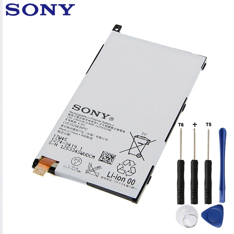 Оригинальная сменная батарея для телефона SONY Xperia Z1 mini Xperia Z1 Compact D5503 M51w LIS1529ERPC аккумуляторная батарея 2300 mAh