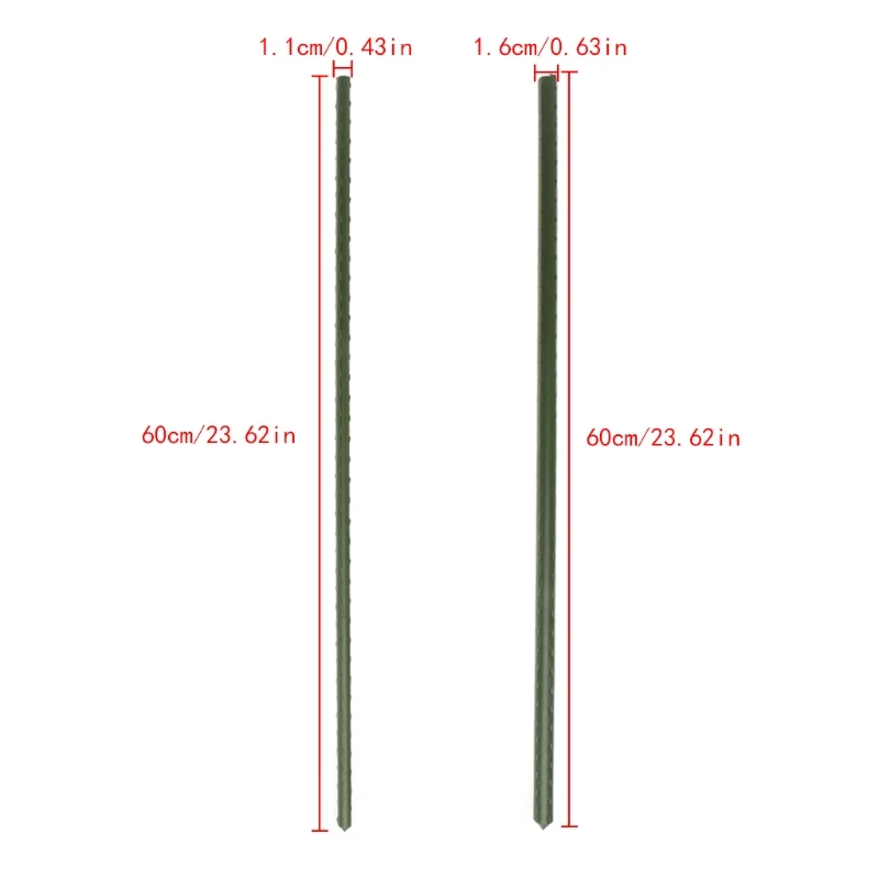 60 см садовое растение поддержка колья стенд для лазания цветок палочка тростника садовый инструмент