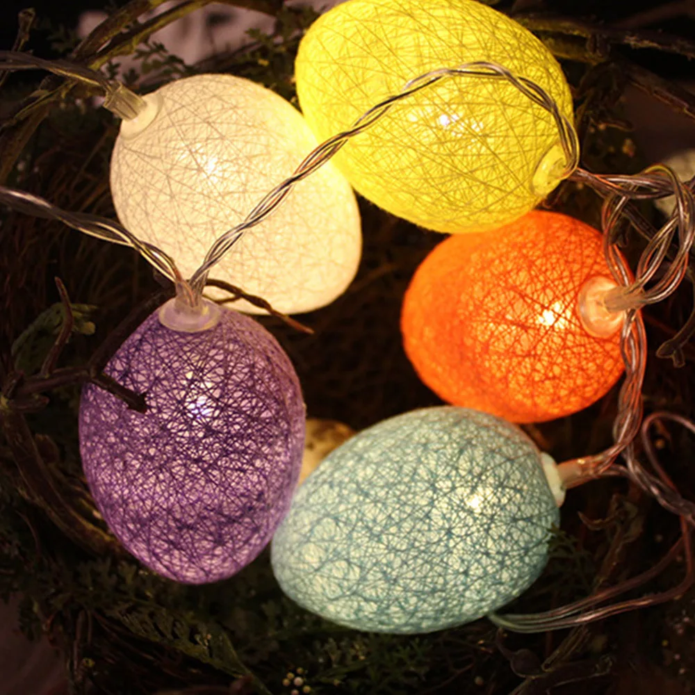Buy New LED Egg Easter Egg Easter Egg String Lights
