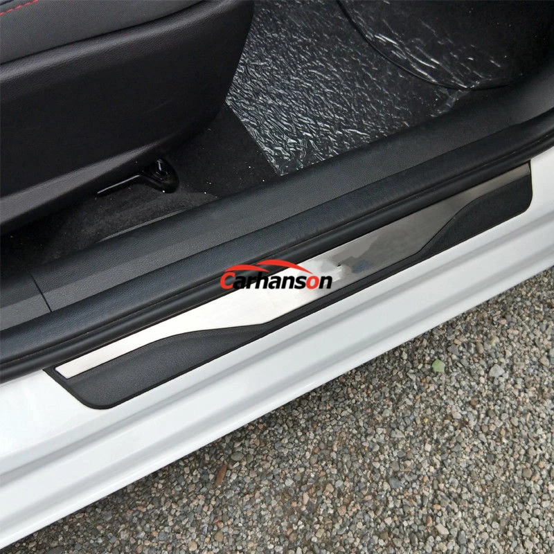Для Mazda 3 2014 2019 автомобильная дверь искусственная отделка защитные полосы
