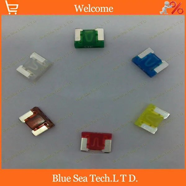 

6 models 7.5A to 30A Original mini type Auto fuse,Japan PEC car fuses for Honda Toyota Audi BMW GM VW etc.