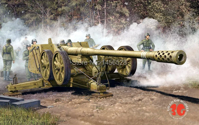 

Trumpeter model scale model 1/35 02312 German pak44 anti tank gun Assembly Model kits Modle building scale model tank kit