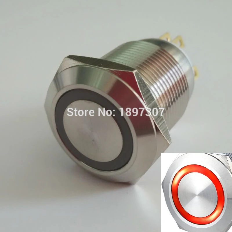 Us 74 4 7 Off 20 Pieces 19mm Illuminated Momentary Anti Vandal Push On Electric Switch Made Of Stainless Steel Dia In Switches From Us 74 4 7 Off 20 Pieces 19mm Illuminated Momentary Anti Vandal Push On Electric Switch Made Of Stainless Steel Dia In Switches From
