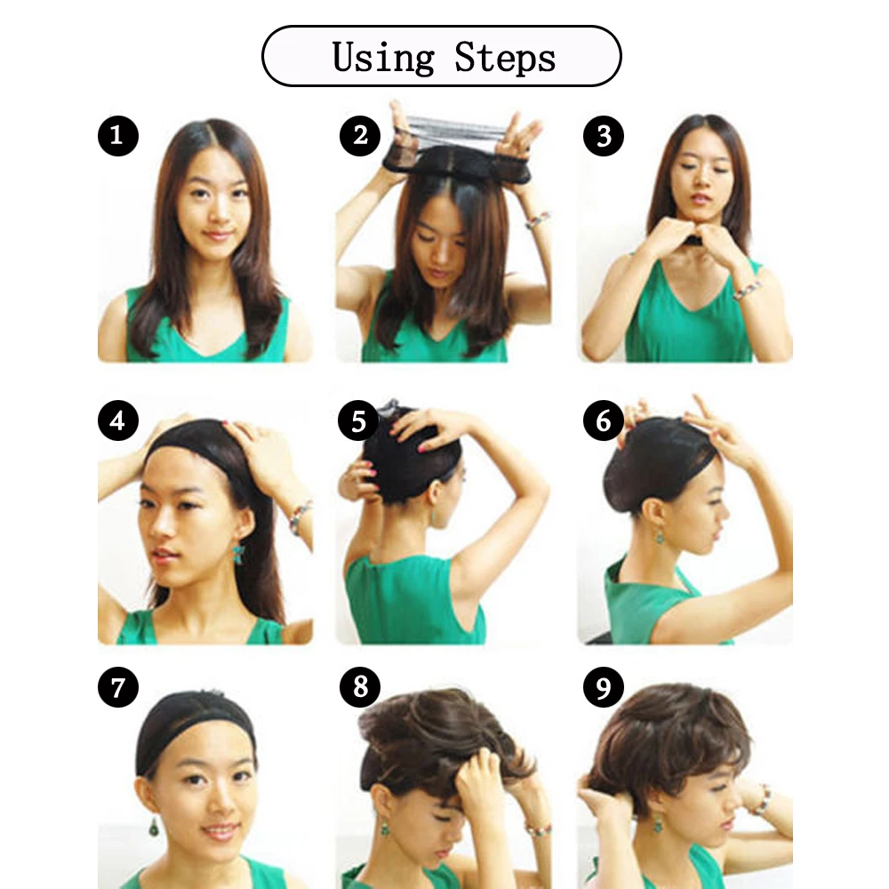 2018 New Hairnets Black Brown Mesh Net Wig Cap Two Open End Wig Caps for Long and Short Hair Weaving Wig Caps