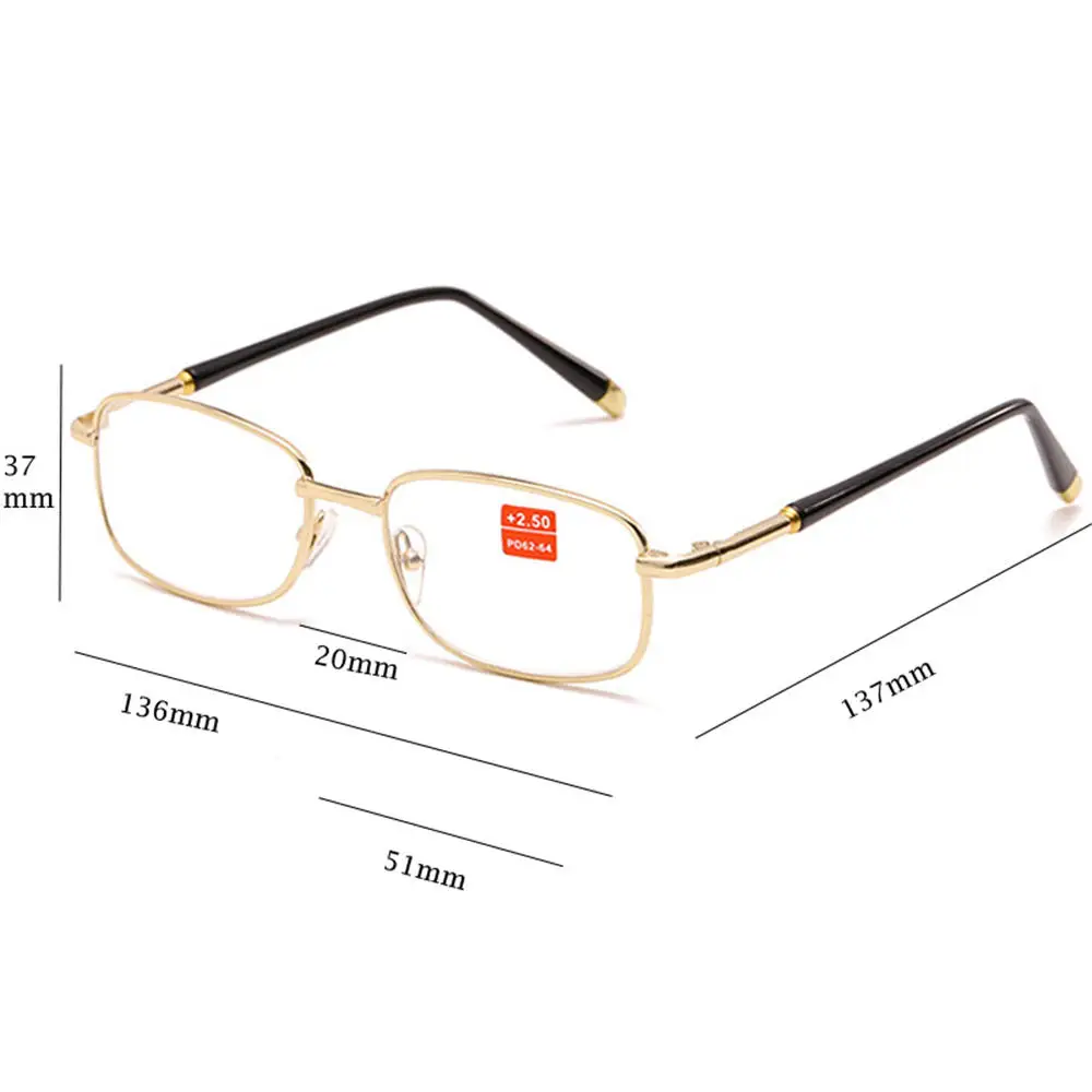 Seemfly очки для чтения для мужчин и женщин, Анти-усталость, пресбиопические очки, металлическая оправа, зеркальные очки, очки по рецепту дальнозоркости