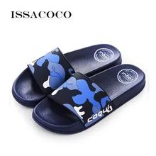 ISSACOCO 2019 Shoes Men Flip Flops Slippers Sandals Men Summer Shoes Beach Shoes Soft Beach Slippers Pantuflas Zapatilla Chinelo issacoco 2018 new slippers men shoes sandals summer shoes home slippers man bathroom shoes sandals men pantuflas terlik chinelo