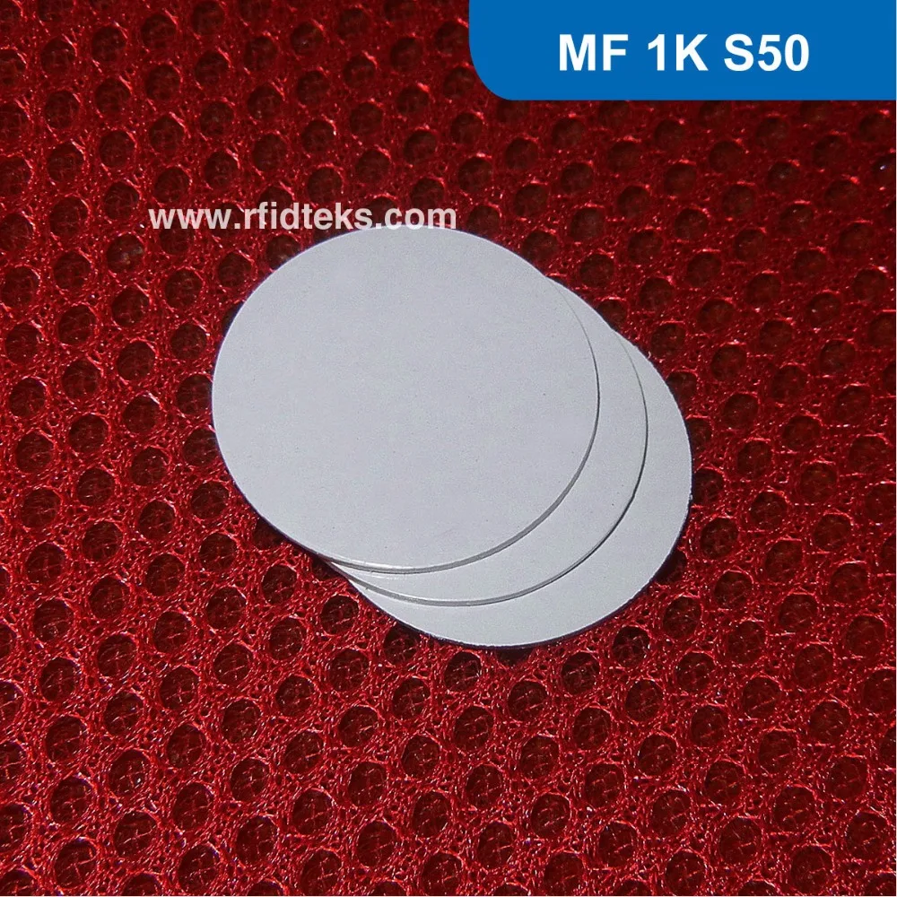 CT13mm RFID тег MF 1 S50 13,56 МГц ISO14443A, рчид жетон ПВХ для управления активами, NFC тег для телефонов и планшетов, цвета в ассортименте M1 S50 чип