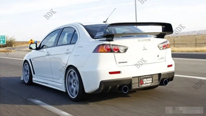 Подходит для Mitsubishi evo10 voltex углеродного волокна задний спойлер заднего крыла
