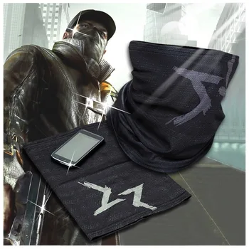 

Watch Dogs Aiden Pearce Cap mask Costume Cosplay Watch Dogs Hat scarf High Quality accessary