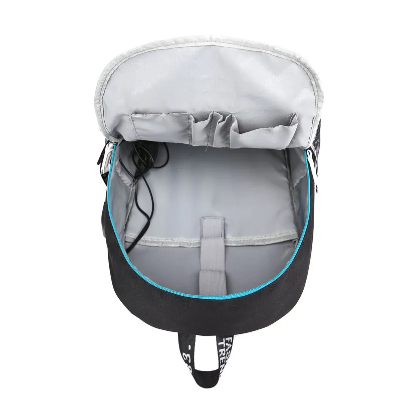 Электронная музыка Fade Alan Walker USB разъем для наушников для мальчиков и девочек школьная сумка для женщин рюкзак для подростков холст мужской рюкзак