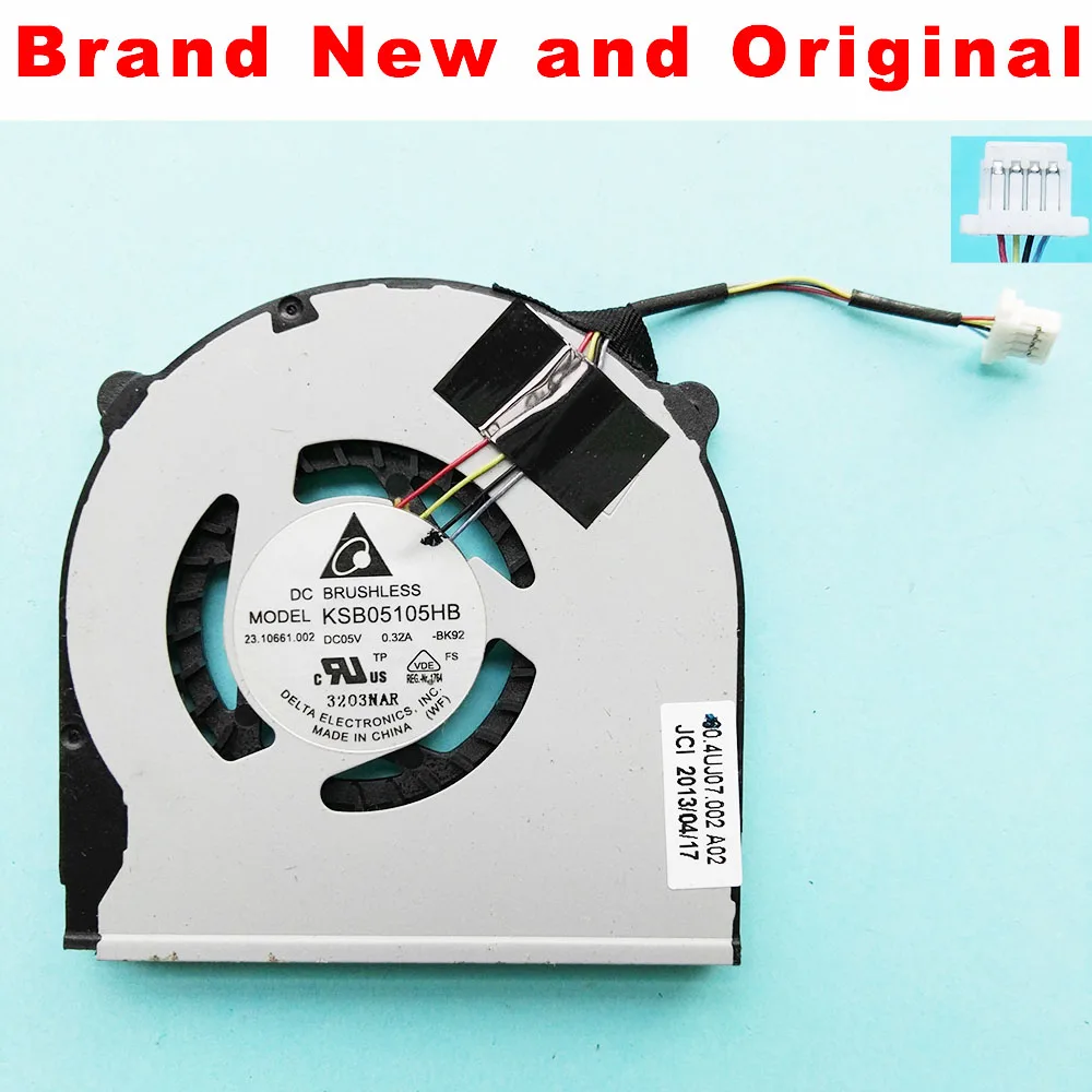 

New Original CPU fan for sony VAIO SVT13 SVT13124CXS SVT131A11 SVT131A11T cpu cooling fan cooler KSB05105HB BK92 23.10744.001