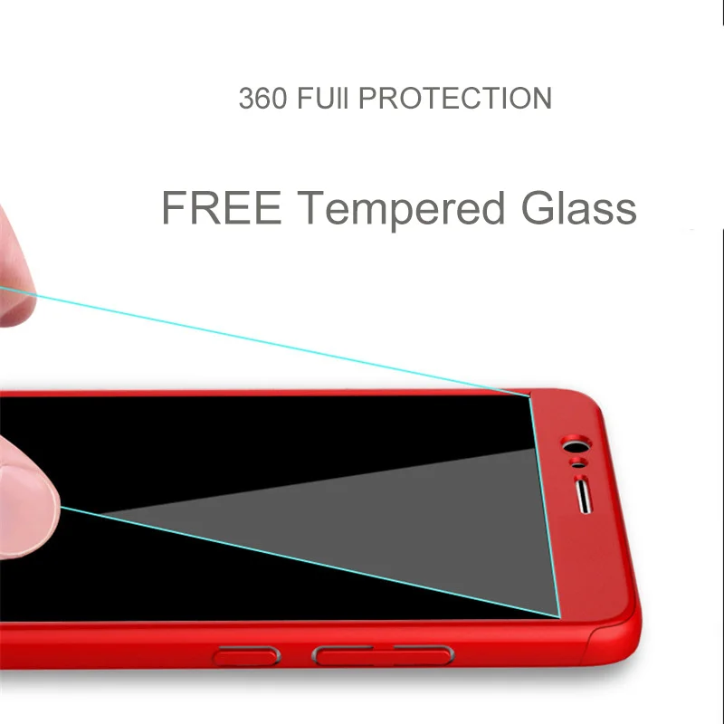 360 Degree Back Cover For Huawei Honor 9 8 Lite View 10 7X P8 2017 Y7 Prime Cases Hard Plastic Full Body Coverage Protect |