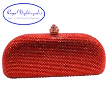 Специальный Кристальный бриллиант, жесткий футляр, вечерняя сумочка и сумочка, клатч, Кристальный, вечерняя сумочка, черный/красный/зеленый/королевский синий/золотой