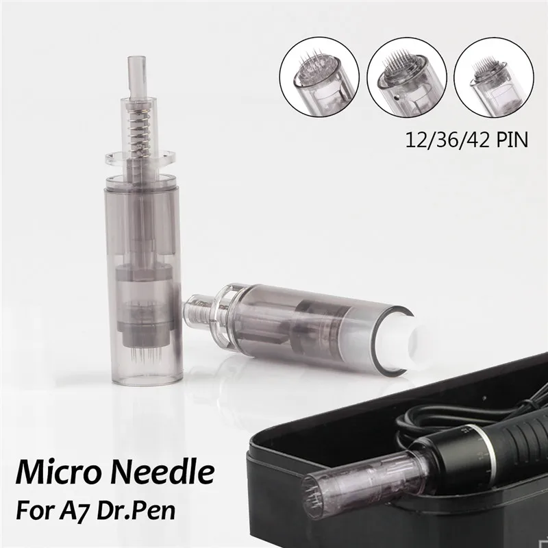 

10pcs 12/36/42 Pin Tattoo Needles Electric for Derma Pen Dr.Pen ULTIMA A7 Electric Derma Pen Stamp Auto Micro Needle Anti-Aging