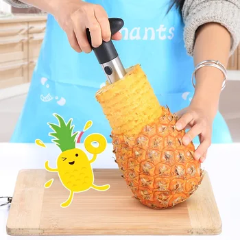 

Stainless Steel Pineapple Cutting Pineapple Automatic Peeling Pod Rice Excavator Tool Peeling Machine Household Peeling Knife