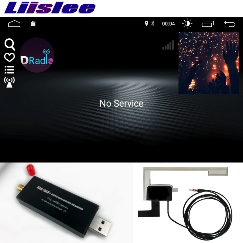 Liislee DAB/DAB + для Android навигации автомобиля gps Multimedia Car DVD цифровой радиоприемник