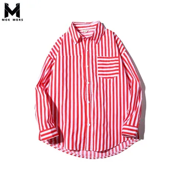 

2018 New Men's Ultra-thin Shirt Fashion Casual Men's Brand Shirt Vertical Striped Style Cotton Trend Men's Long-sleeved Shirt