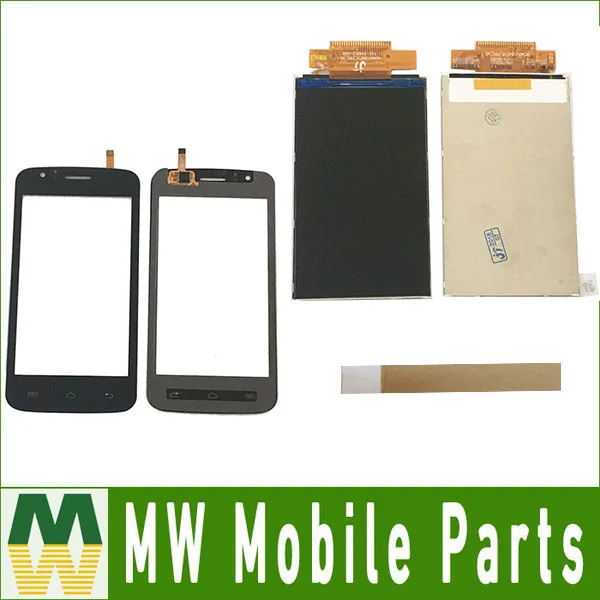 

1PC/ Lot High quality For Explay Atom Touch Screen Digitizer And LCD display Screen replacement with Tape For Free