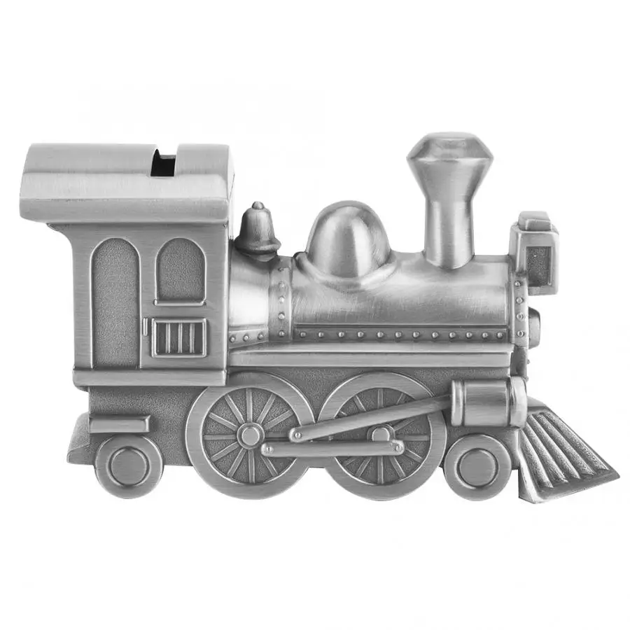 

Bank Pig Pig Zinc Alloy Money Saving Bank Retro Train Model Coin Saving Money Box For Table Decoration Bank Money