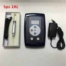 Перманентный бровей роторная татуировка машина макияж комплект, татуировки тела Eyeline губ набор 5* иглы