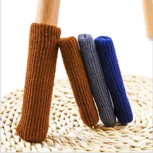 Amazon Горячий стиль 4 шт. набор хлопок шум и скольжение предотвратить домашнего использования стол и стул Защита ног крышка защитная накладка