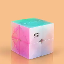 QiYi QiDiS магический куб 51 мм Мини Cubo magico Гладкий желе цвет без наклейки Головоломка Куб Professional Neo cube игрушки для детей