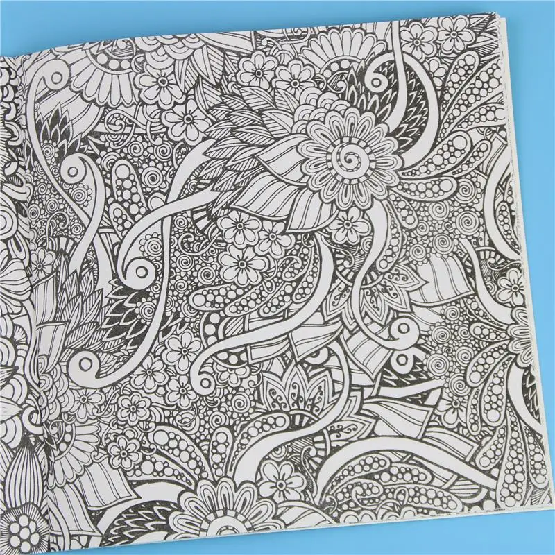 1 Pcs 24 Pages Mandalas Flower Coloring Book For Children Adult Relieve Stress Kill Time Graffiti Painting Drawing Art Book 1 Pcs 24 Pages Mandalas Flower Coloring Book For Children Adult Relieve Stress Kill Time Graffiti Painting Drawing Art Book
