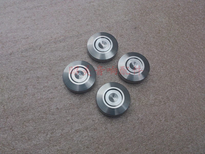 buy High quality aluminum 304 stainless steel foot pad CNC 29*8mm Ottomans Shock pads for amplifier case