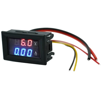 

10pcs/lot DC 0-100V/10A Ammeter Voltmeter Gauge Amperemeter Volt Meter Car LED Tester Digital Current Voltage Monitor 18%off