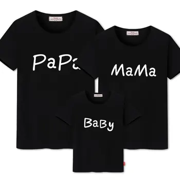 

Family matching Clothes Summer T-shirt Father And Son Outfits Print Anchor Family Look matching family outfits baby boy clothes