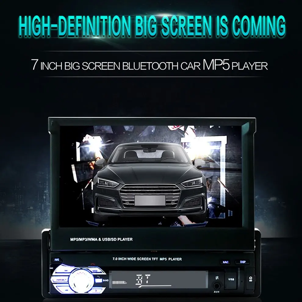 

9602 7" radio MP5 Player multimedia player Telescopic Screen Auto Essential Aid Device