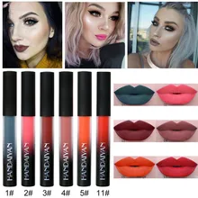 Handaiyan матовый бархат губ Глянцевая Жидкость Помада Водонепроницаемый для макияжа, косметика для губ