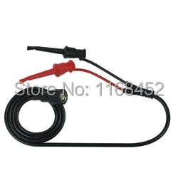

BB040 3pcs High Quality Flexible Insulated BNC Male plug to 2*4mm test clip cable RG58 50OHM