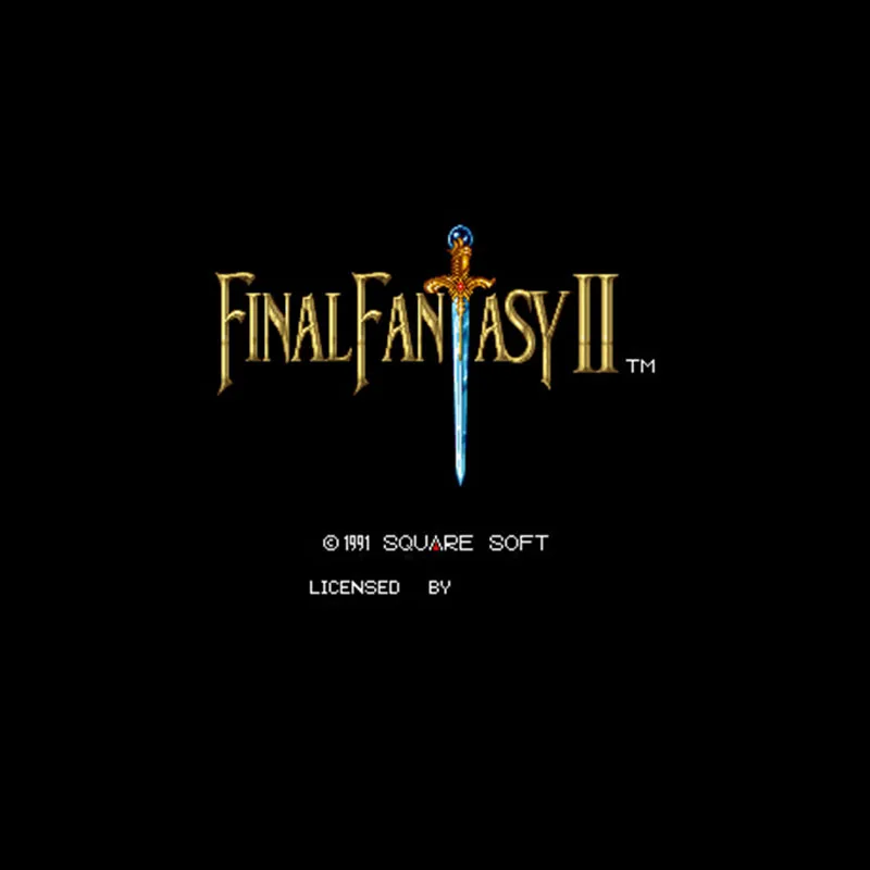 

Final Fantasy II 16 bit Big Gray Game Card For USA NTSC Game Player