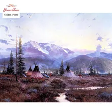 Золотое панно DIY Полная Бриллиантовая Вышивка Дерево Трава фото на заказ Алмазная картина вышивка крестиком 3D Рождественская Алмазная вышивка 814