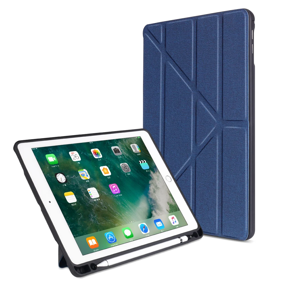 Чехол для iPad 9,7 2017 2018 Smart Cover для iPad Air 2 1 Чехол для iPad Pro 9,7, для Apple iPad 9,7 дюймов чехол с держателем карандаша