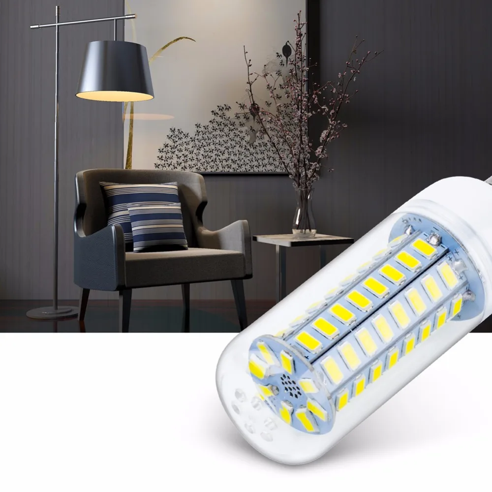 

WENNI GU10 LED Lamp 220V E27 LED Corn Bulb E14 Lampada 24 36 48 56 69 72leds Light Bulb For Home 5730 Chandelier Candle Lighting