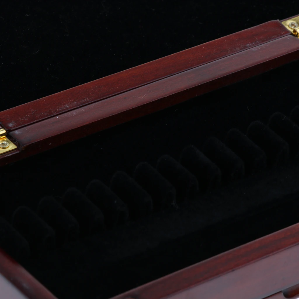 Oboe 40 Reed Storage Case Box for Woodwind Instrument Parts Oboe Reeds Tools Musical Accessories Wooden Box