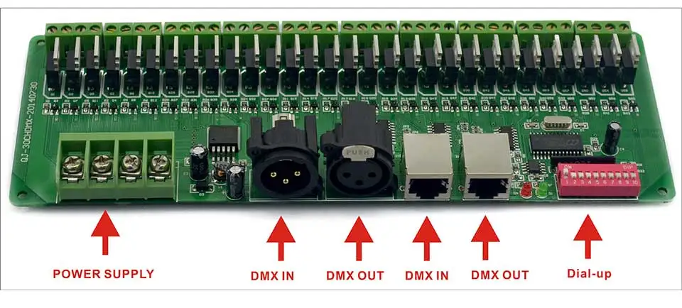 Бесплатная доставка легко DMX 30CH светодиодный RGB контроллер, декодер и светодиодный dmx водитель, Австралия, Россия, америка Популярные, новый