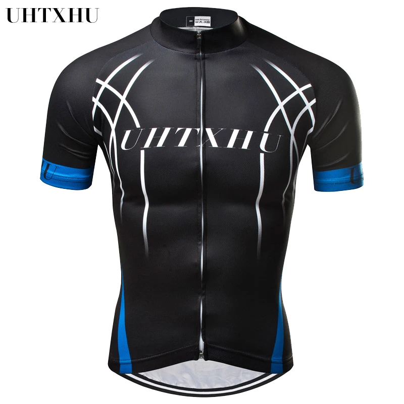 Uhtxhu лето трикотаж горный велосипед одежда MTB велосипедная Одежда Мужская велосипедная одежда