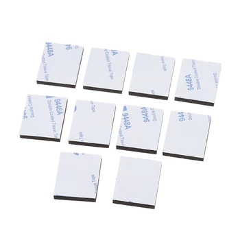 

10PCS/SET Black Foam Double-sided Adhesive Tapes Colloidal Mounting Sticky 20x25mm Adhesives Sealers Tape