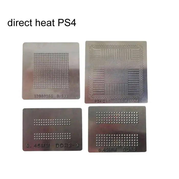 Трафарет bga для PS3 / XBOX360 WILL/PS4 прямое нагревание 90*90 мм 80*80 4 шт./компл.|Паяльные