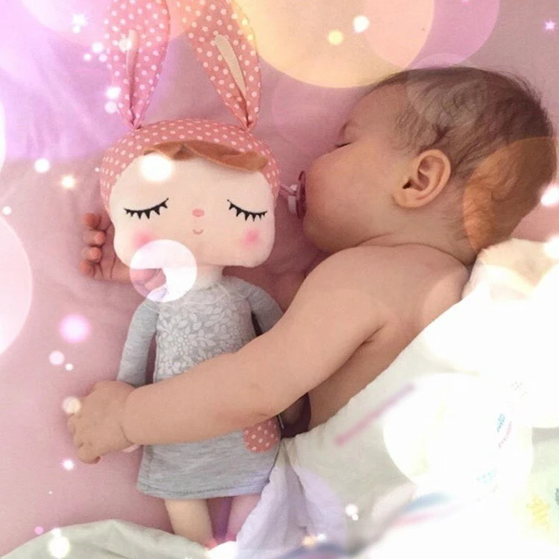 Бренд Анжела Кролик Metoo Спящая кукла мультфильм мягкая плюшевая игрушка милый ребенок подарки на день рождения