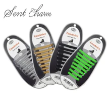 Без галстука ленивые шнурки креативные силиконовые шнурки для обуви мужские и женские модные эластичные кроссовки шнурки 16 шт./партия