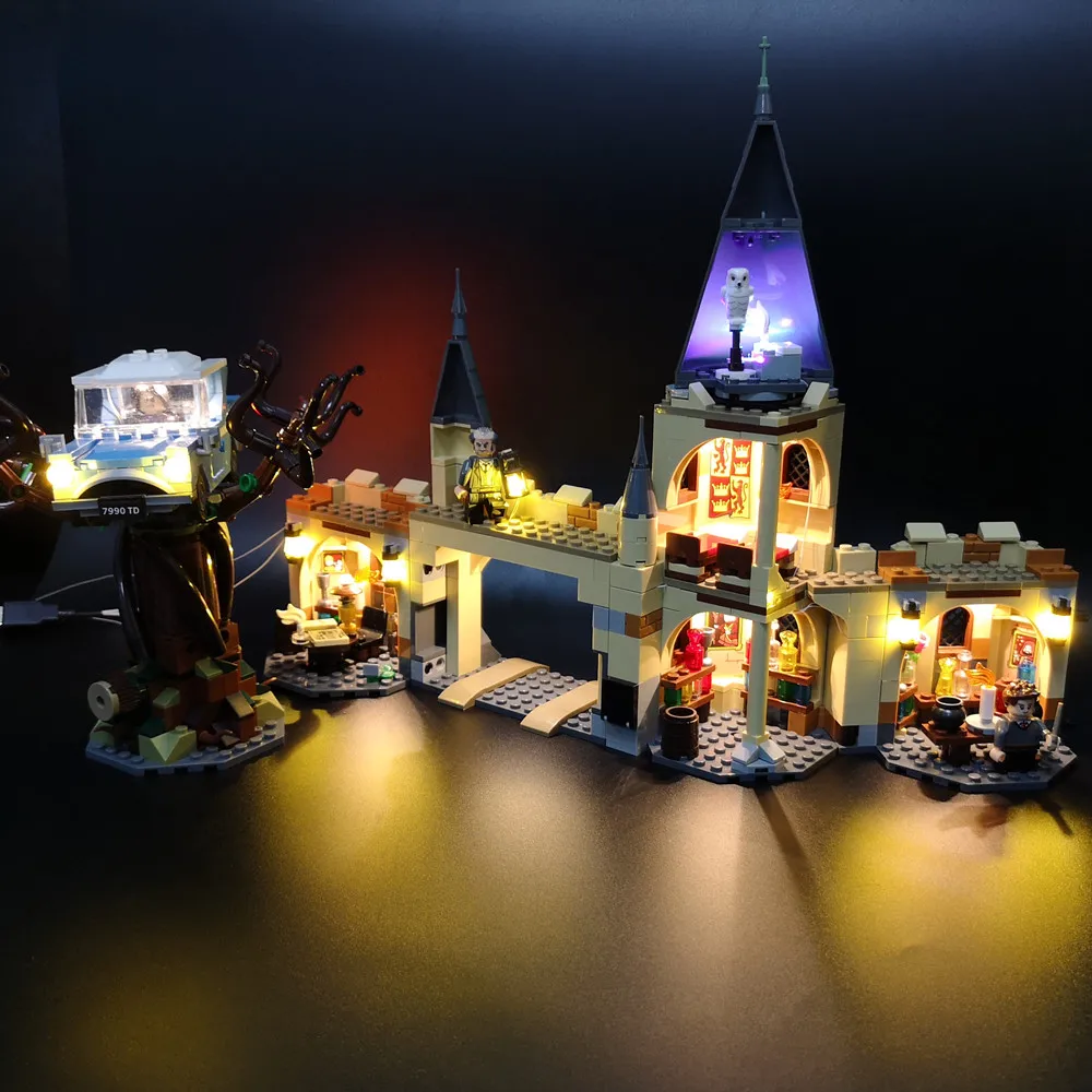 Комплект со светодиодной подсветкой для lego 75953 Хогвартс набор светильников из