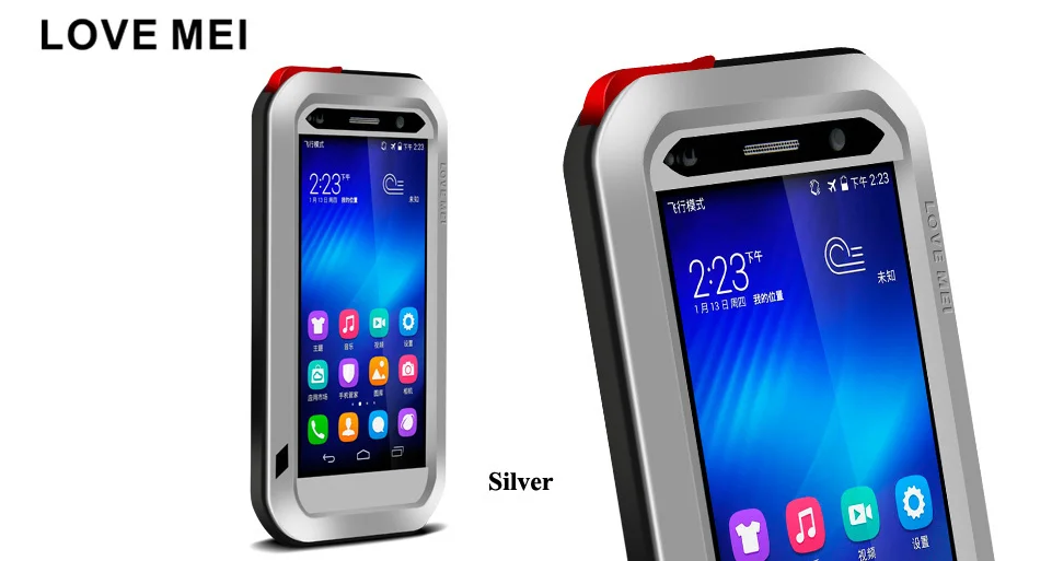LOVE MEI Life водонепроницаемый металлический чехол для телефона для HUAWEI mate 8 9 mate Magic 9 Pro P7 P9 Plus Phone 3 Proof Cover