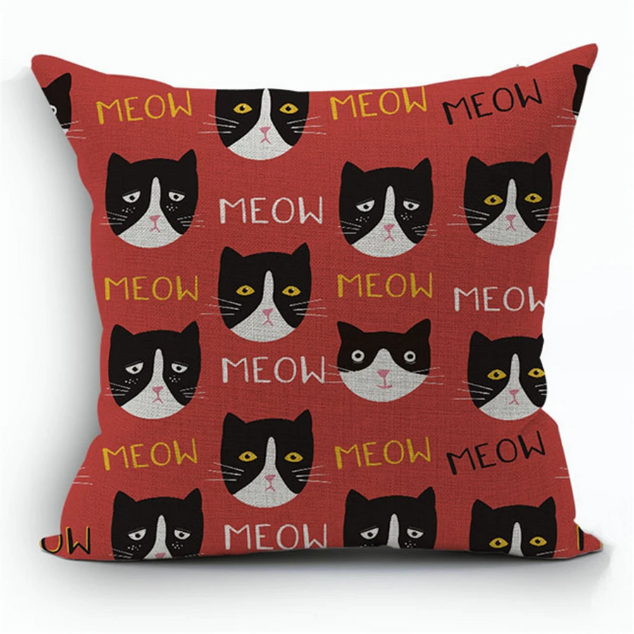 ساحة الشمال أوروبا القط حيوان الحديث مكتب الرئاسة صوفا رمي سادة القضية وسادة الزخرفية الغلاف ديكور المنزل القطن الكتان e45 ساحة الشمال أوروبا القط حيوان الحديث مكتب الرئاسة صوفا رمي سادة القضية وسادة الزخرفية الغلاف ديكور المنزل القطن الكتان e45