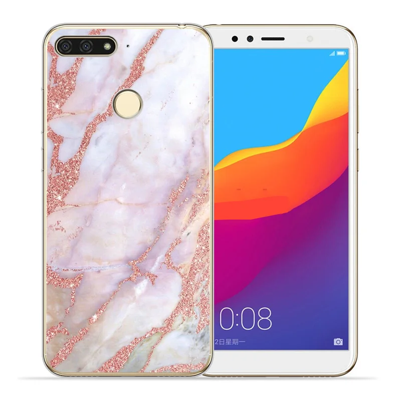 Роскошный Мраморный чехол для huawei II Y5 Y6 Prime Nova 2 3 3I 4 Plus 2018 2017|Бамперы| |