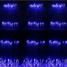 Год! Рождественские водяные струнные Огни наружное украшение AC 3X1 м светодиодный гирлянды рождественские огни