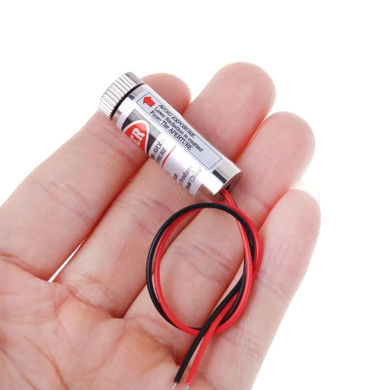 Hot 650nm 5mW Red Point Laser Module Head Glass Lens Focusable Industrial Class